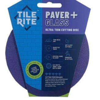 Wheel Tile Rite 115mm Paver+ Glass Ultra Thin Disc