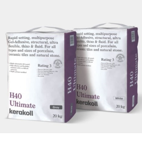 Adhesive Kerakoll H40 Ultimate Grey 20kg