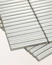 Bamboo Porcelain Mosaic Soft Grey