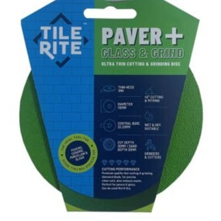 Wheel Tile Rite 115mm Paver+ Glass & Grind Ultra Thin