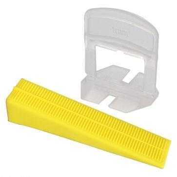 SPACER/WEDGES LEVELLING COMBO PK 1mm x25pk Tile Rite