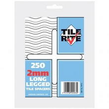 Spacers 2mm x 250 long leg Tile Rite