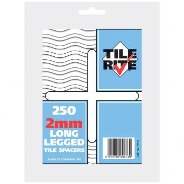 Spacers 2mm x 250 long leg Tile Rite