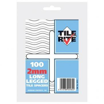 Spacers Tile Rite 2mm x 100 LONG LEG TILE