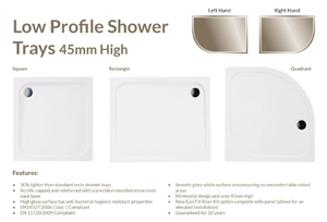 Quad Shower Screen and Tray 1200x800