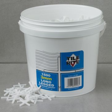 Tile Rite 3mm LONG LEG TILE SPACER BUCKETS (1500)