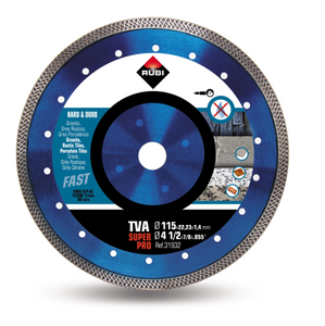 Wheel Rubi Diamond blade TVA 115 superpro - Trade