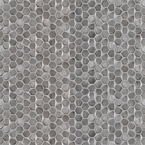 Gravity Aluminium Hexagon Metal Mosaic