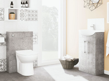 Lima cloakroom Basin Unit concrete 400mm