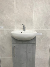 Lima cloakroom Basin Unit concrete 400mm