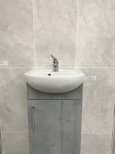 Lima cloakroom Basin Unit concrete 400mm