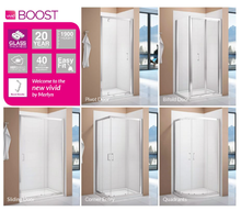 Quad Shower Screen and Tray 1200x800
