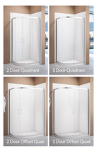 Quad Shower Screen and Tray 1200x800