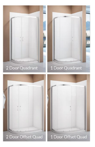 Quad Shower Screen and Tray 1200x800